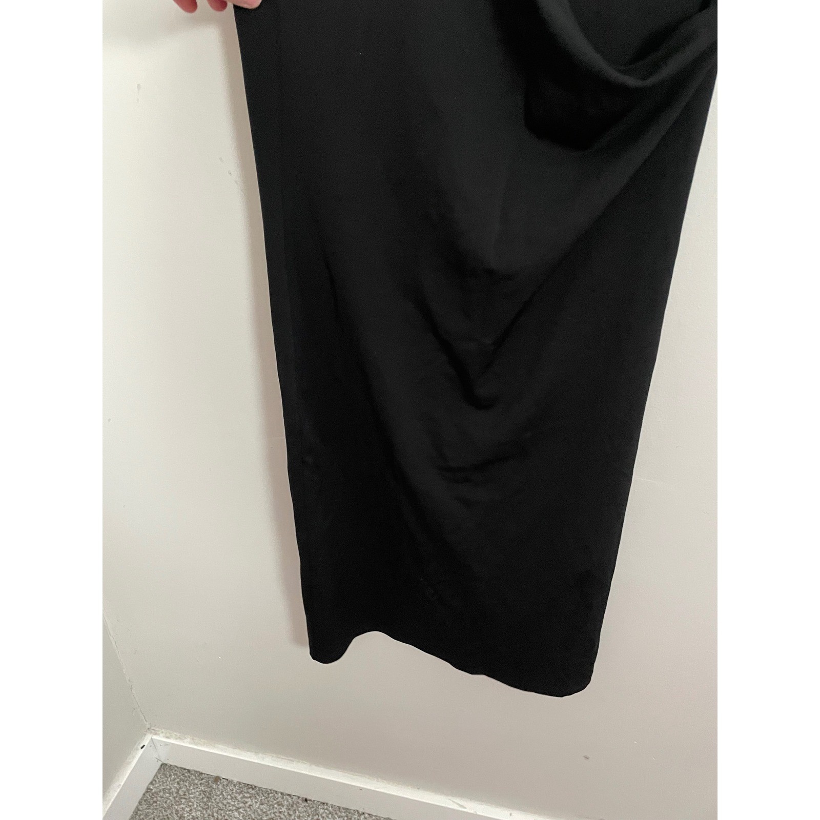 & Other Stories One Shoulder Mini Knee Length Dress in Black Size 8 Cocktail LBD