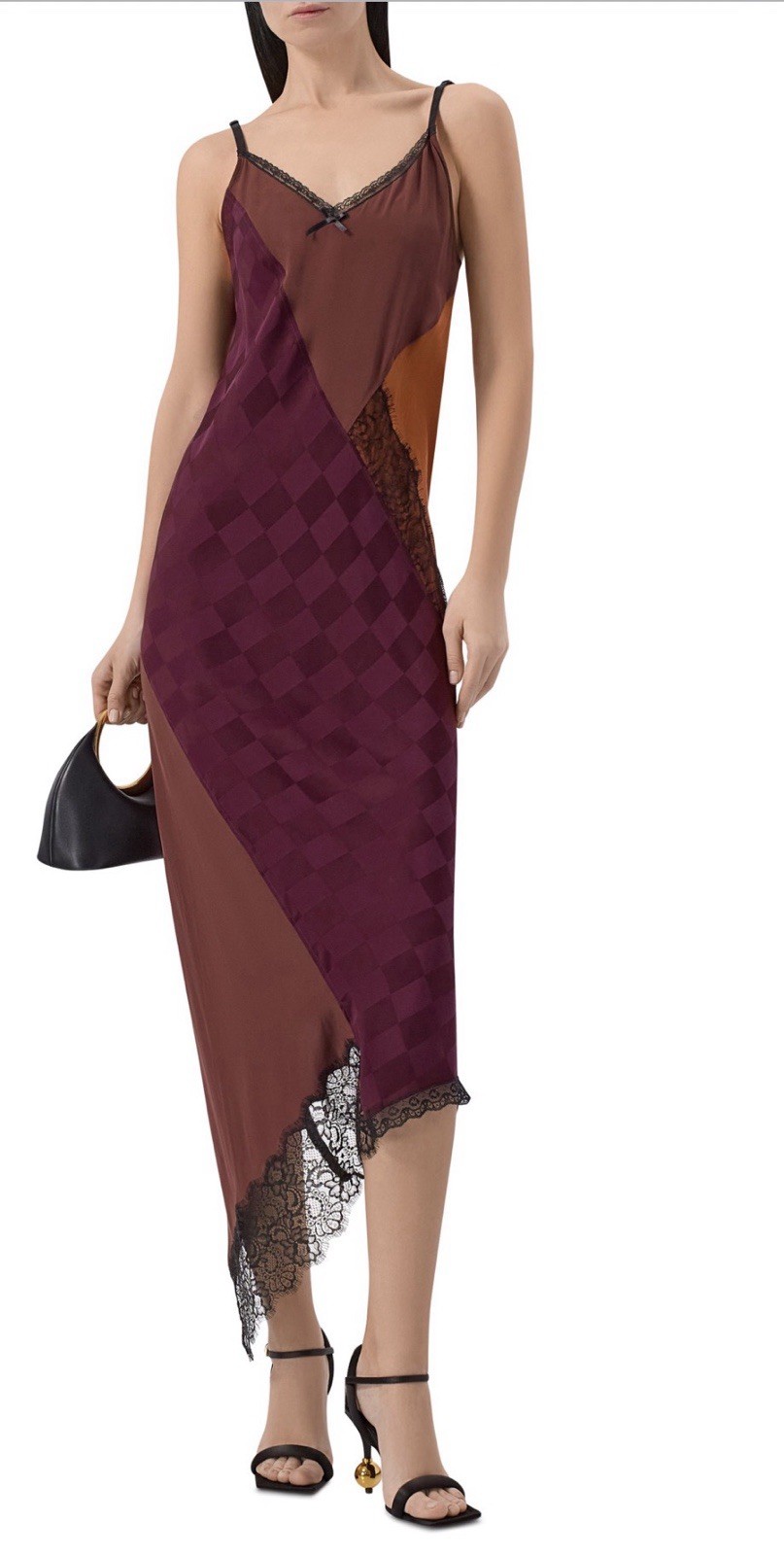 Moschino Mix Media Slip Dress