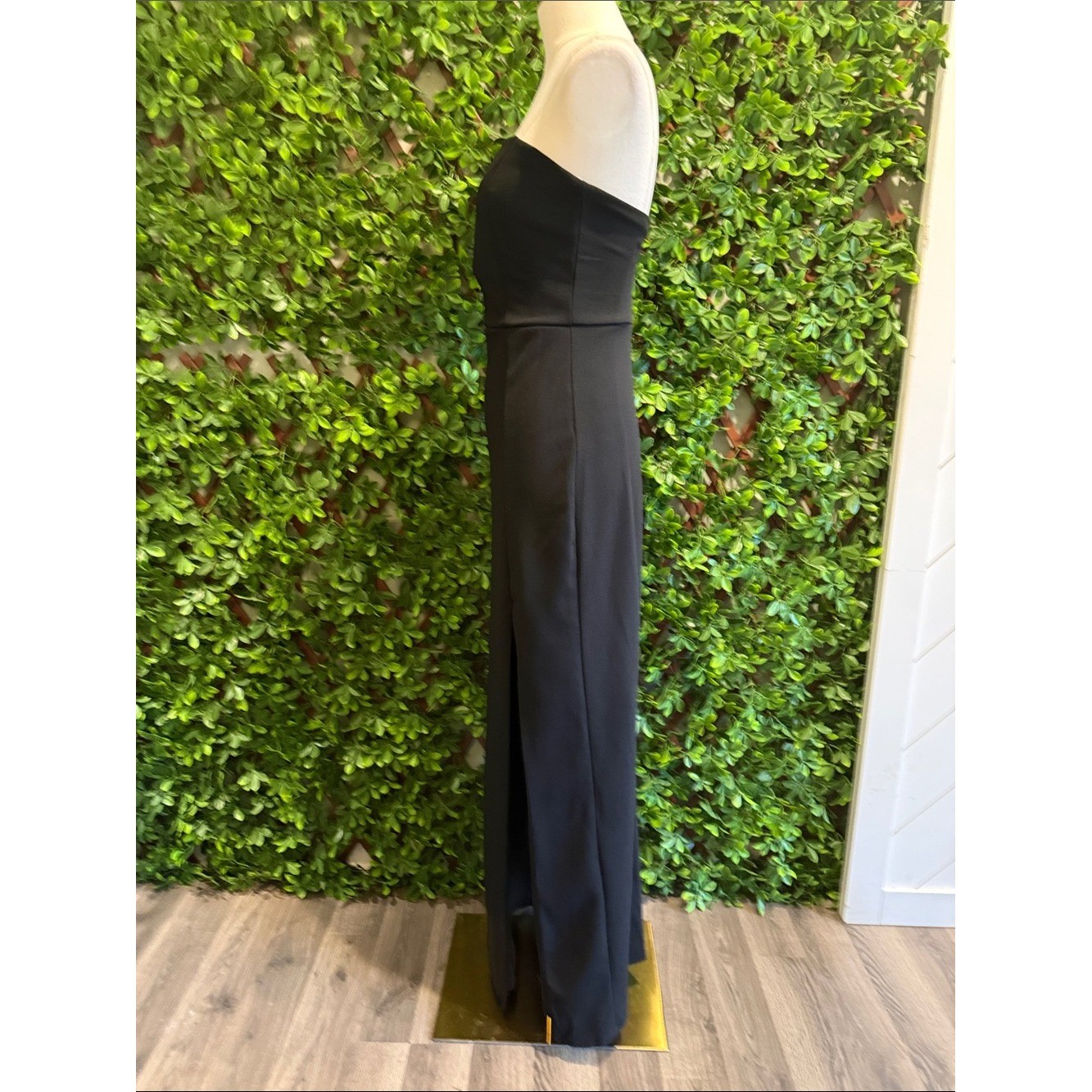Dedicated to Glamour Black Strapless Maxi Dress