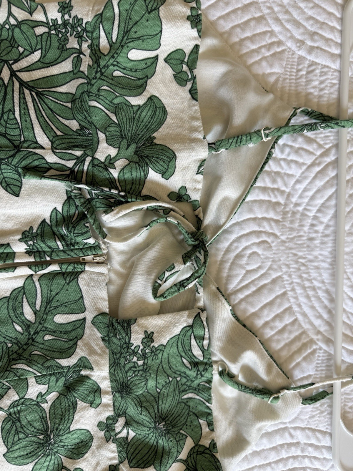 Lush Tropical City Studio Dress XL/8 Plants