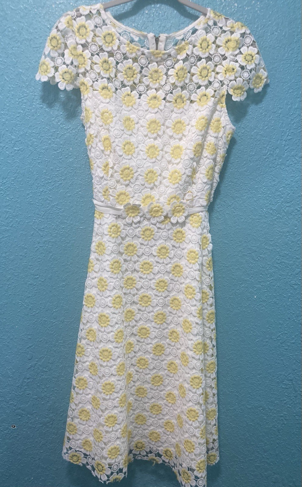 Alex Marie Size 10 Summer Daisy Print Midi Dress Sleeveless
