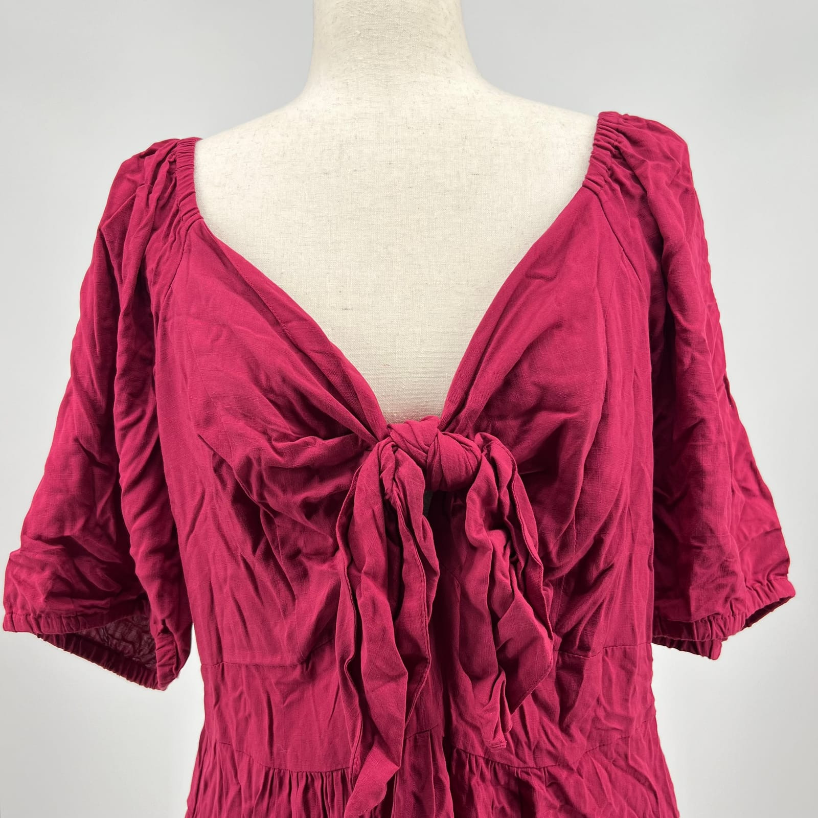 City Chic Purple Classic Pullover Midi Dress | Size 16
