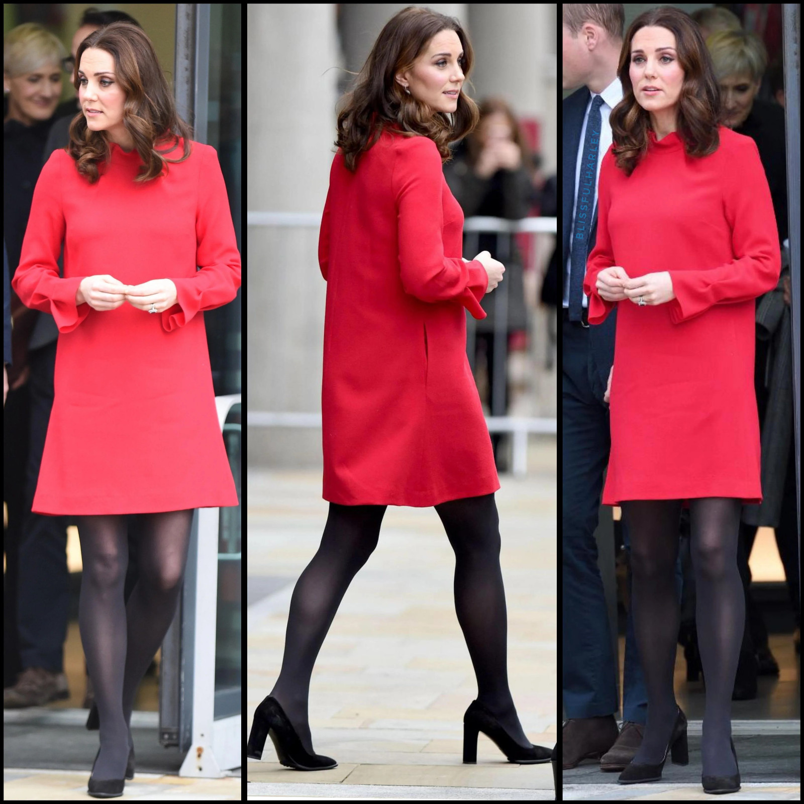 GOAT Elodie Tunic Dress Berry Red Size UK 14 US 10 KATE MIDDLETON