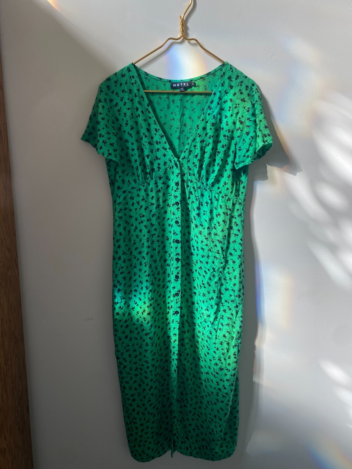 womens green dress size large