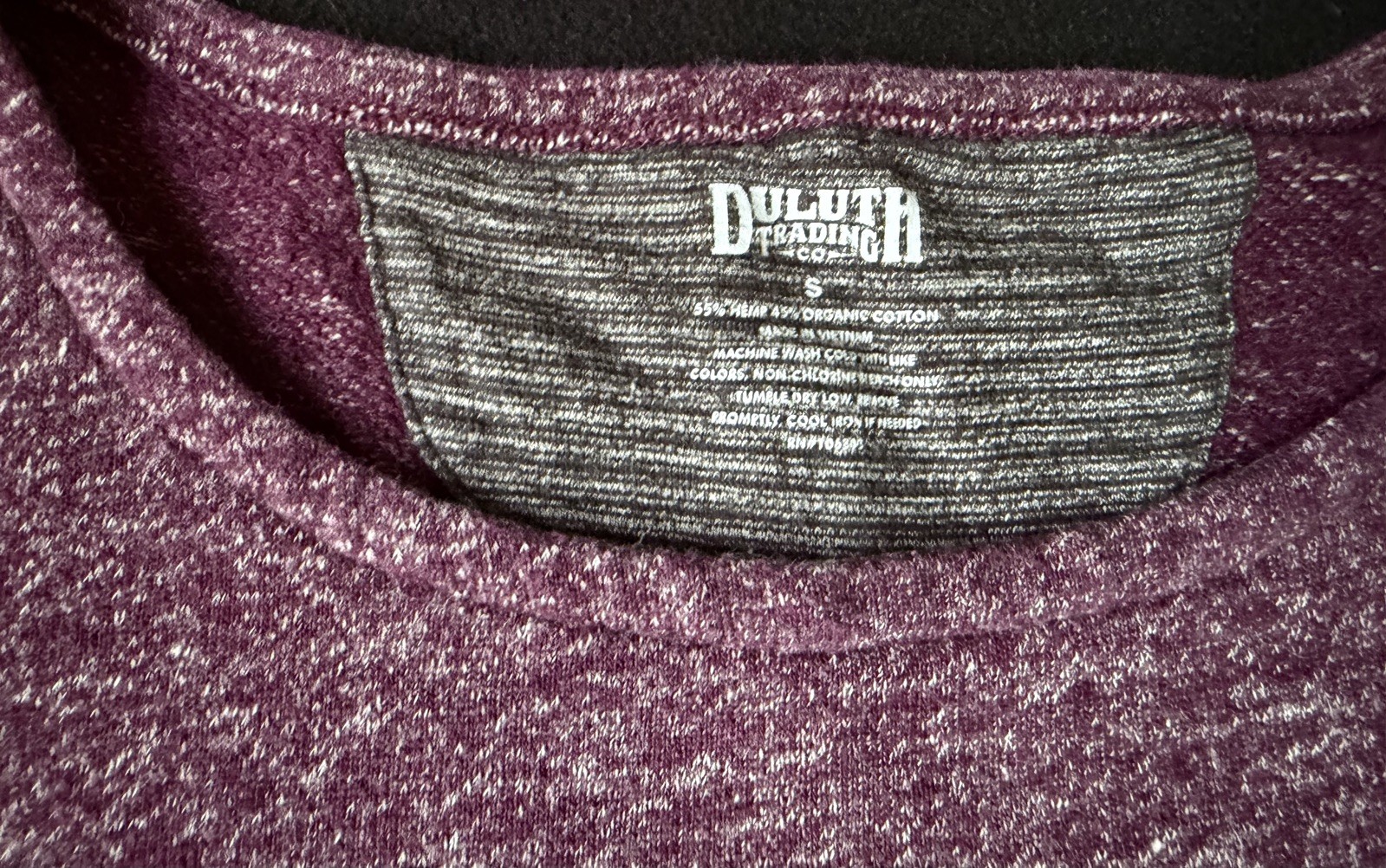 👉🔥Duluth Trading Co. Hemp/Organic Cotton Short Sleeve T-Shirt Dress Sz:Women-S