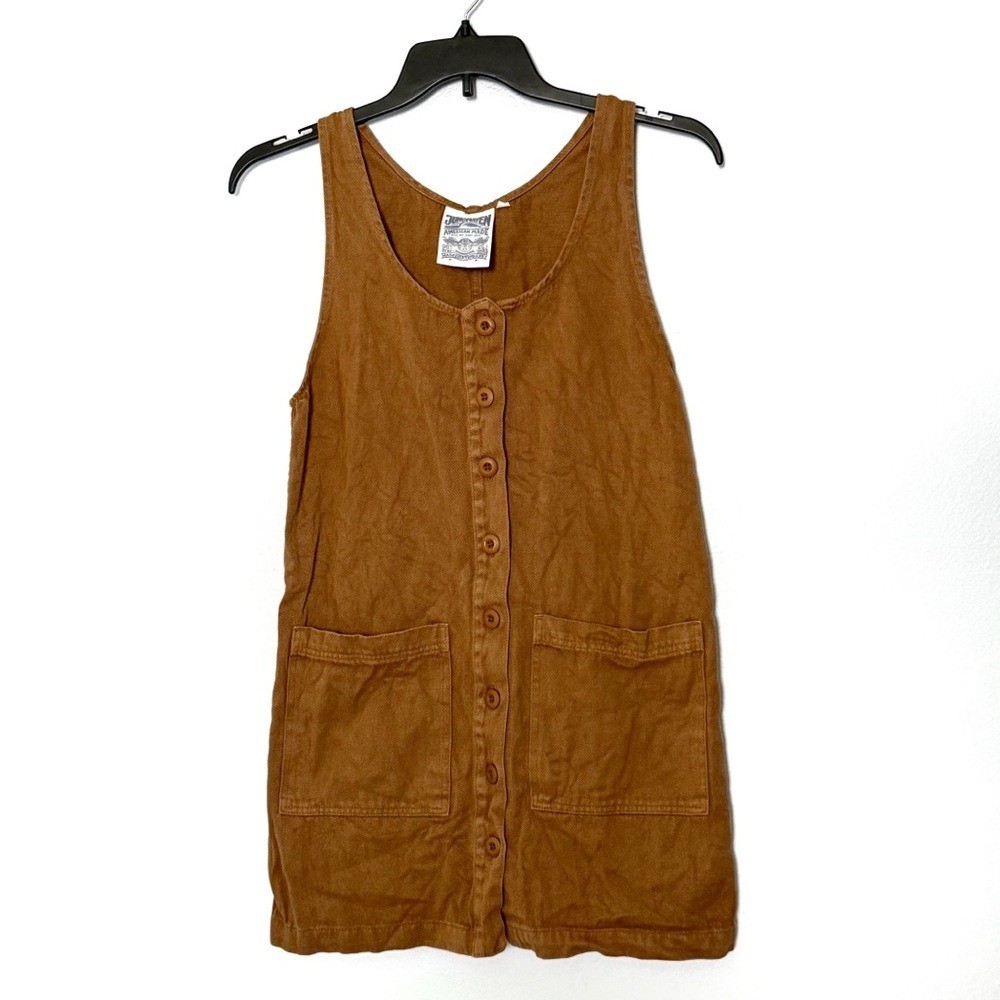 Jungmaven Coyote Jumper Pockets Shift Mini Dress – XSmall