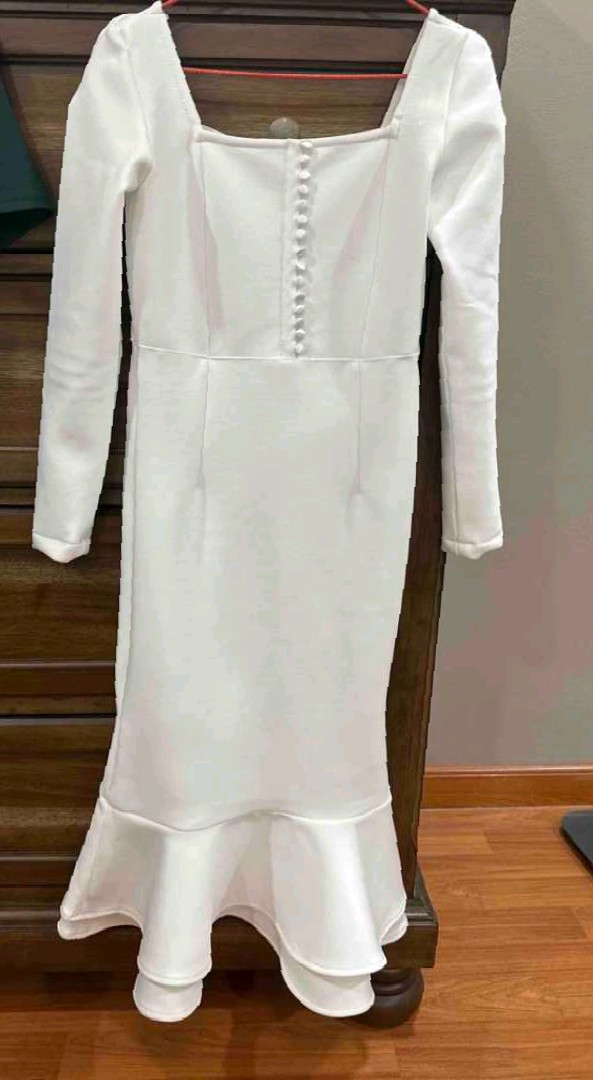 white party dress