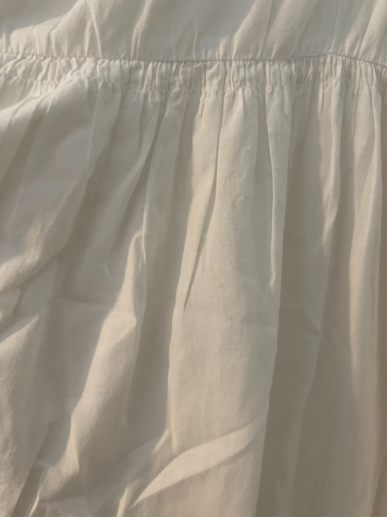 Celine Dress Hedi Slimane White Cotton Lace Small Eyelit Sz 38 Womens