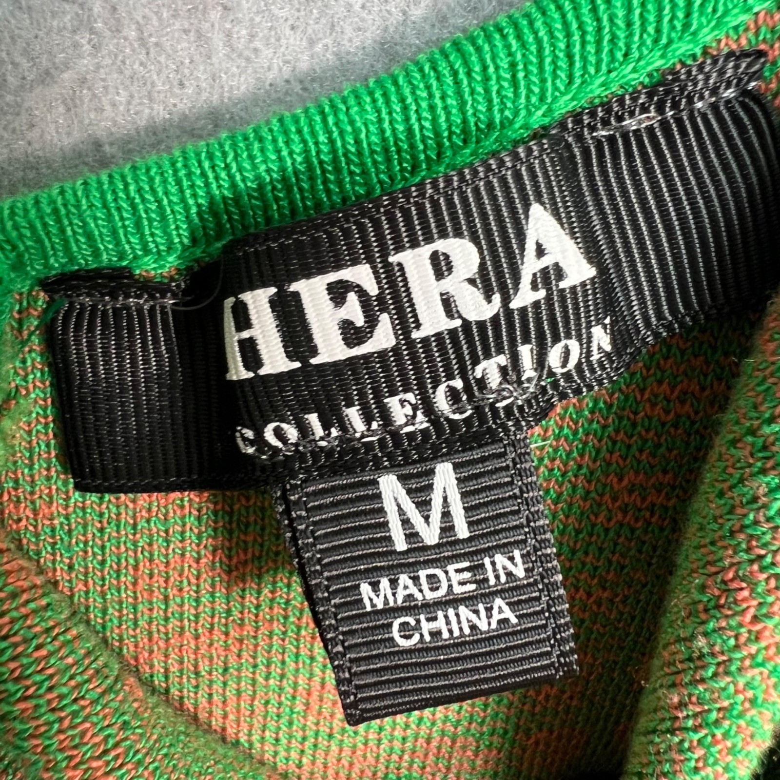 Hera Collection Womens Medium Green & Orange Bodycon Maxi Dress Spaghetti Straps