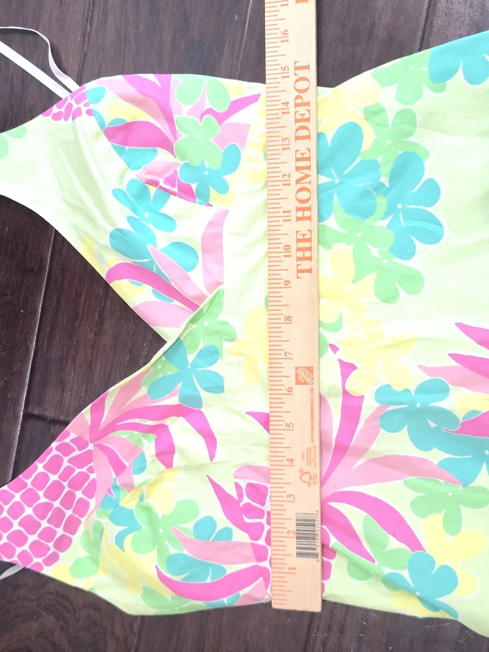 Lilly Pulitzer Home Slice Pineapple Halter Dress Cotton Women’s Size 8
