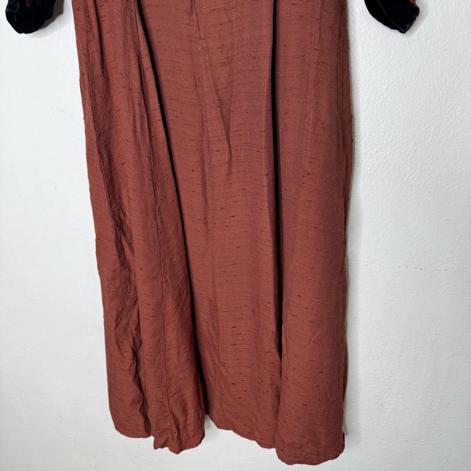 Hanna For La Journee Retro Rockabilly Long Sleeve Dress Velvet Details