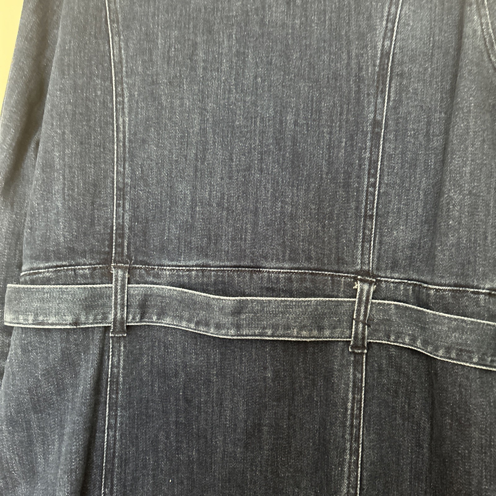 BNWT – JOE BROWNS size 14 Navy Stretch Denim Long Sleeve Zip Dress NEW w TAGS