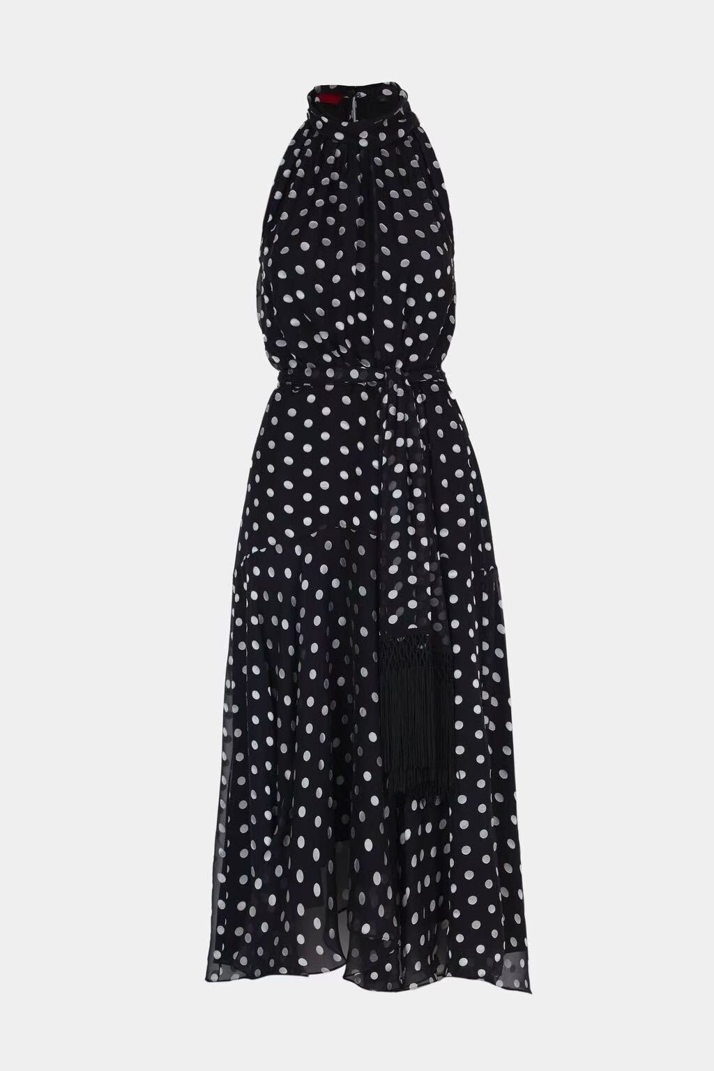 carolina herrera polka dot Midi Dress Size 10