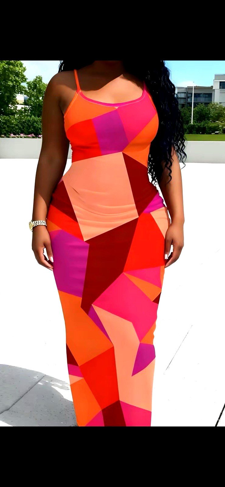 Womens Multicolor Tight Sexy Hip-wrapped Suspender dress Plus 4Xl
