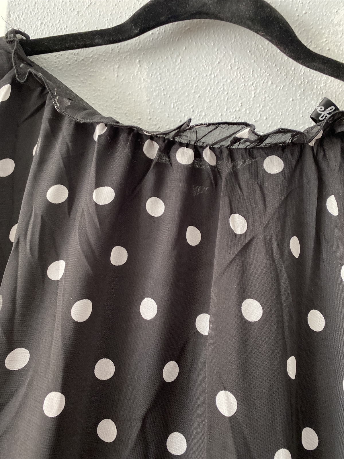 Sucrefas Maxi/ Tall Polka Dots Dress 12 : 58 Inches Long. Partially Lined