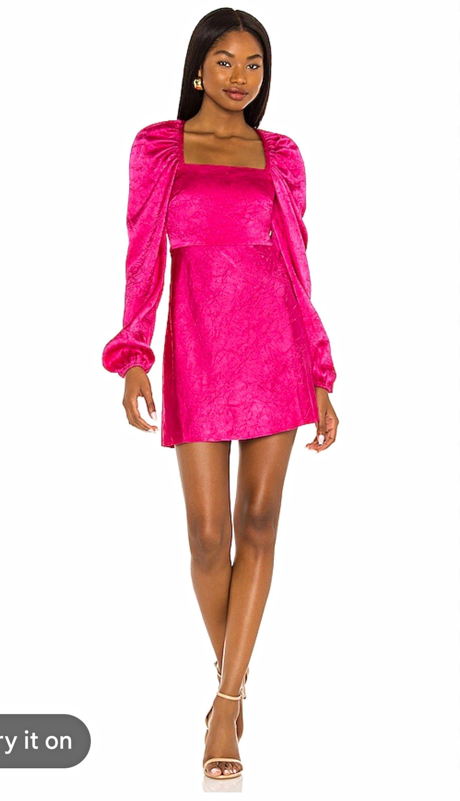 Lovers and Friends Azusa mini dress in berry