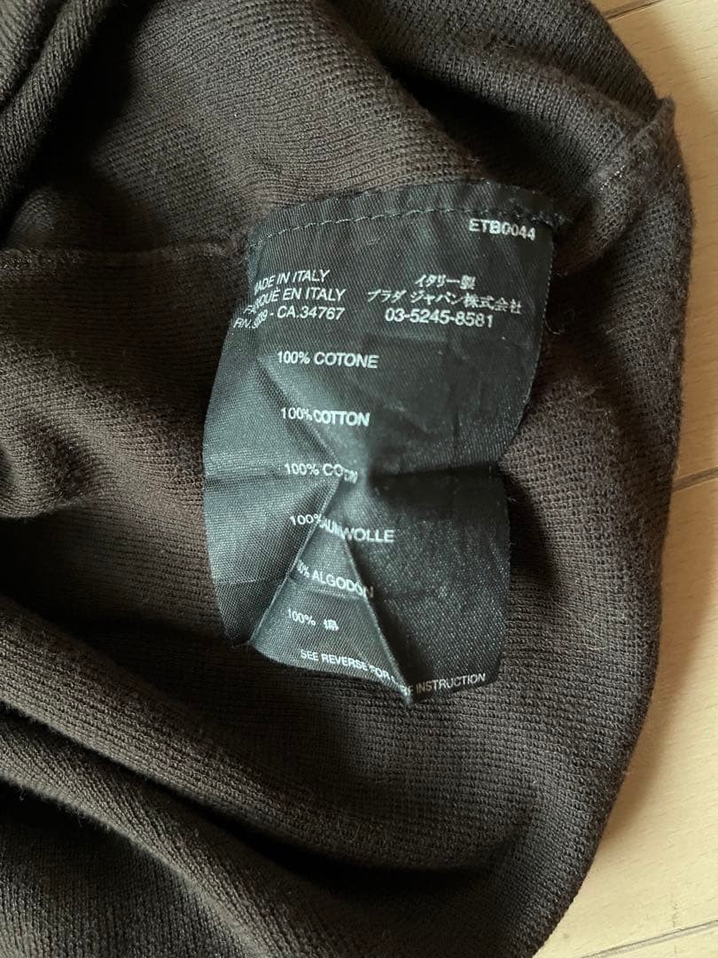 USED PRADA TURTLENECK COTTON KNIT, SLEEVELESS, SUMMER WEAR VERYGOOD