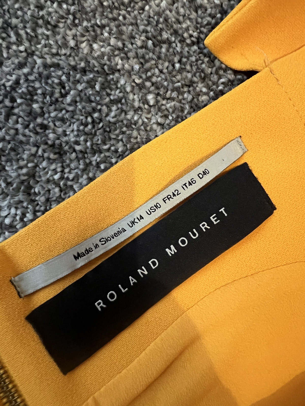 Gorgeous Roland Mouret Dress 🇬🇧 Size 14 Same As Amal Clooney