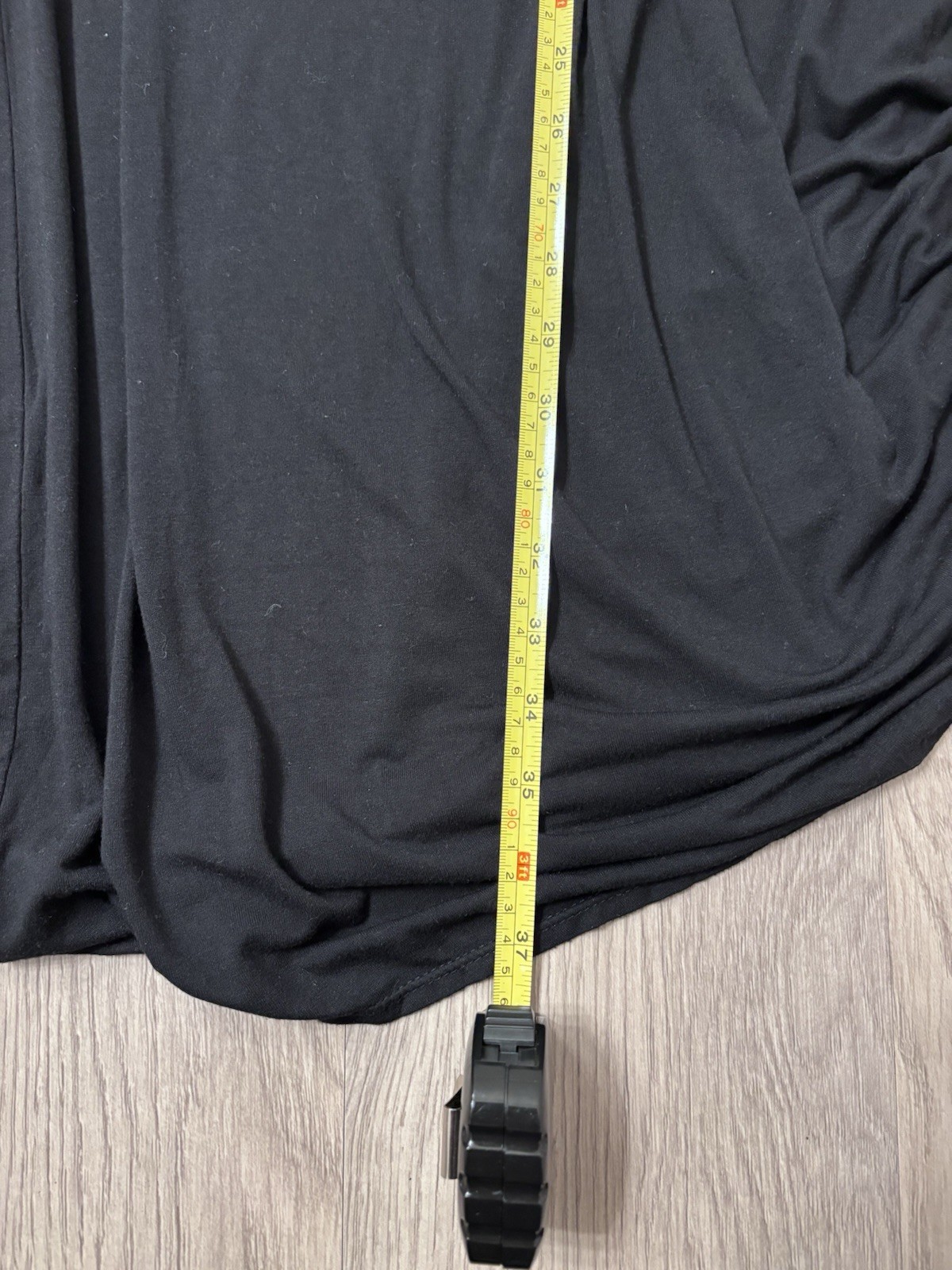 Green Envelope WomenBlack L Dress Rouching Flattering Sleeveless Versatile Comfy
