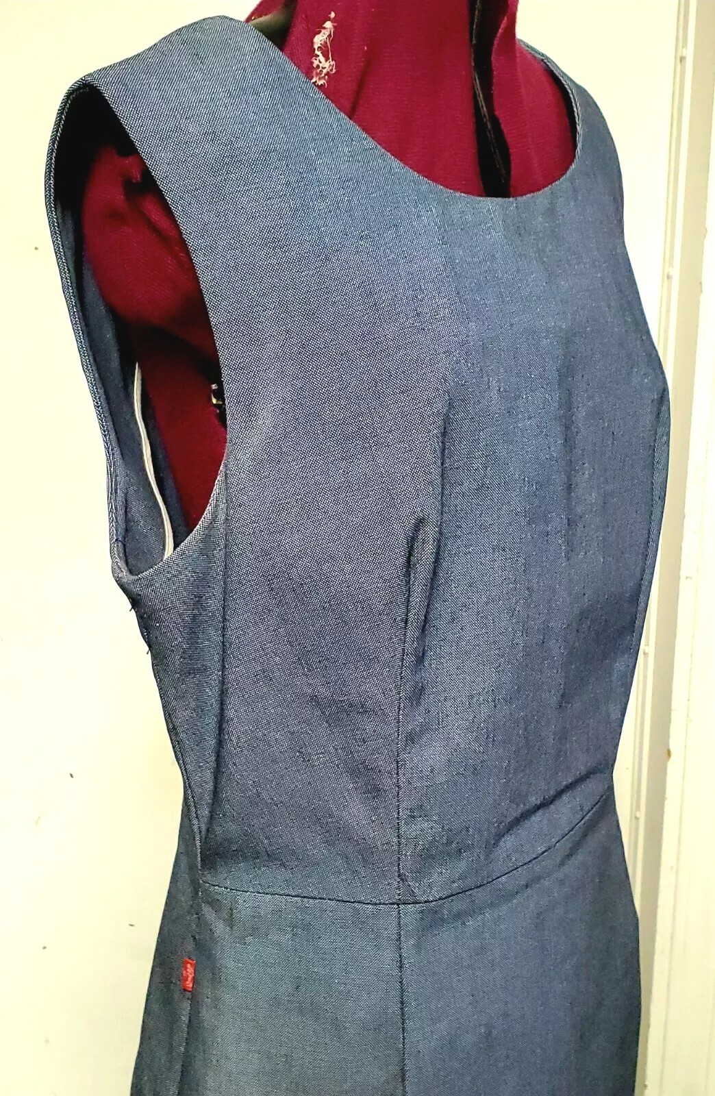Levi’s Sta Prest Denim Dress Medium