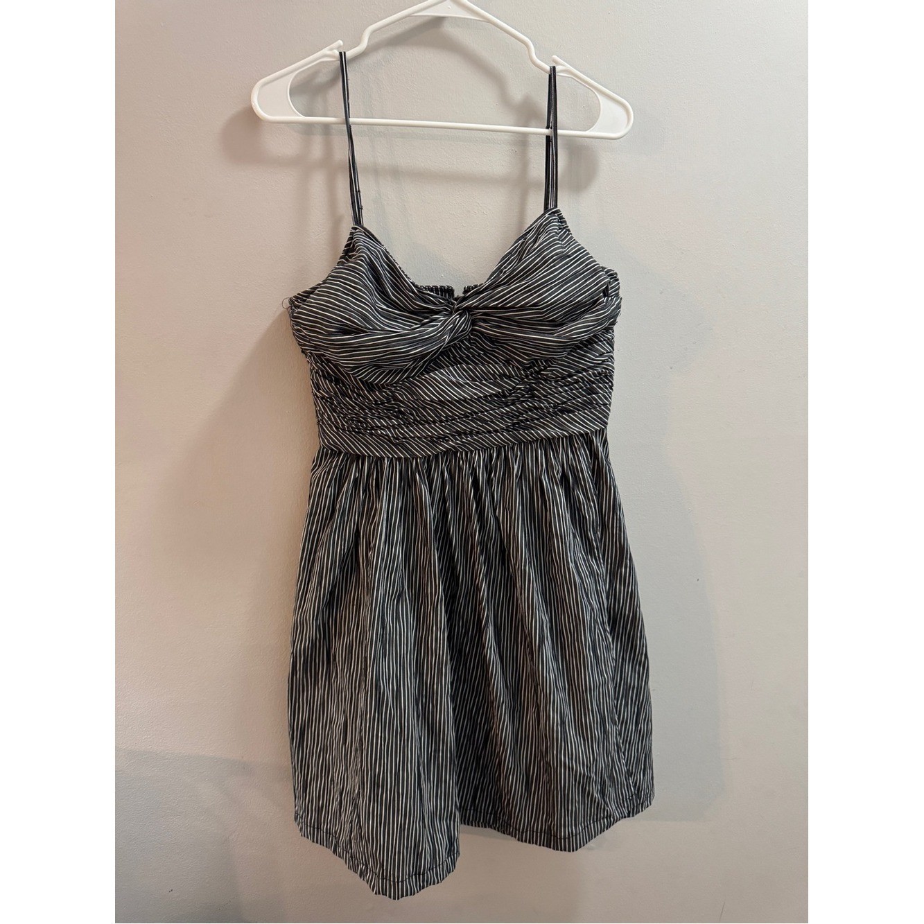 Tracy Reese Striped Black and White Spaghetti Strap Dress