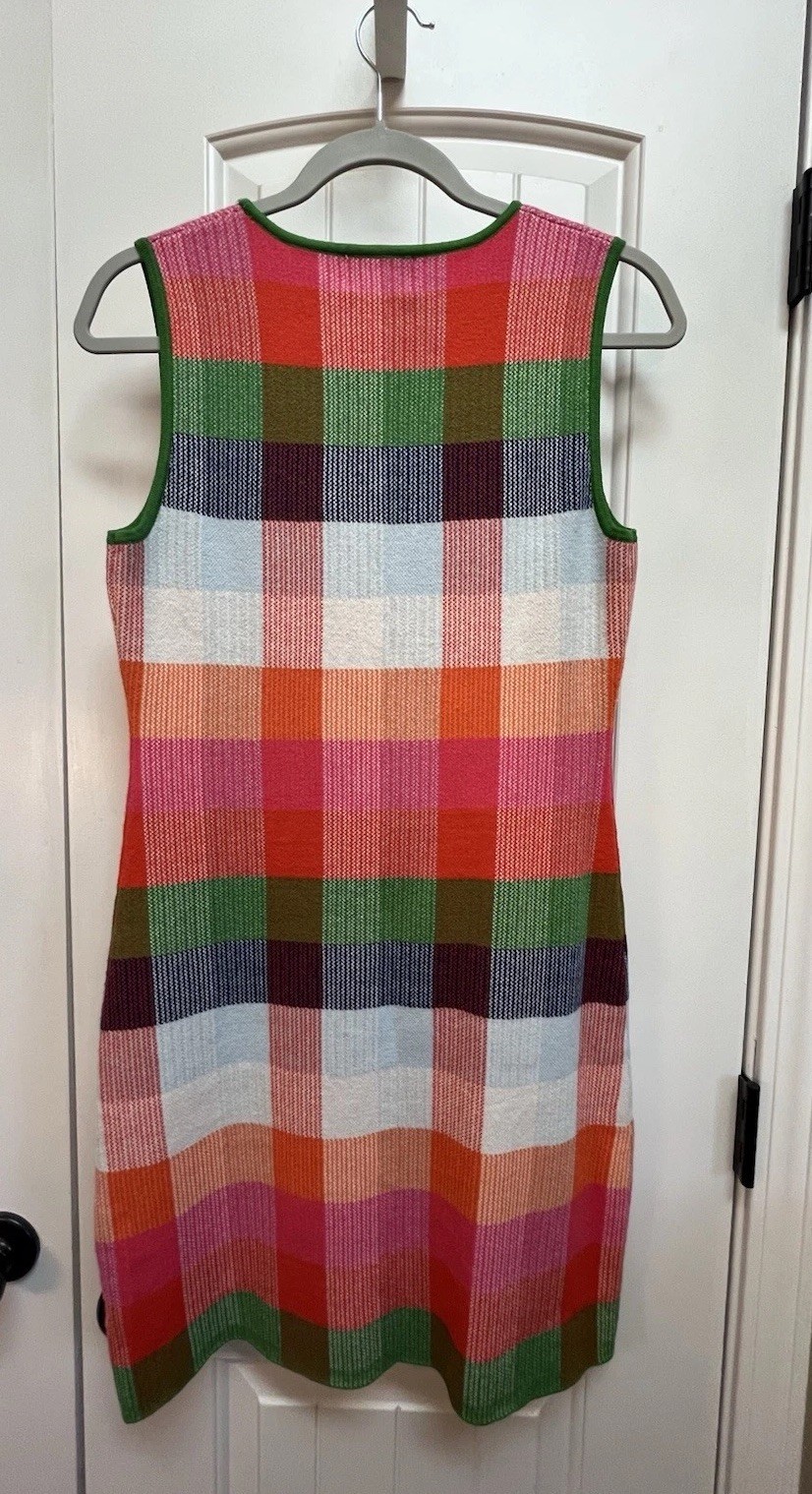 Plaid Mini Sweater Dress Red/Pink/Green/Blue M – kate spade new york x Target