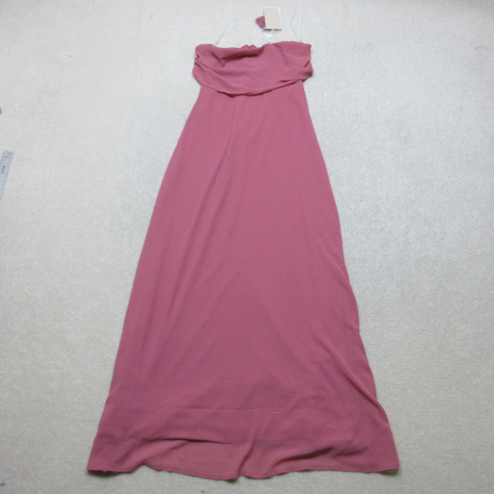 VILA Vimilina Maxi Dress Womens UK 8 Mesa Rose NOOS EU 34 NWT