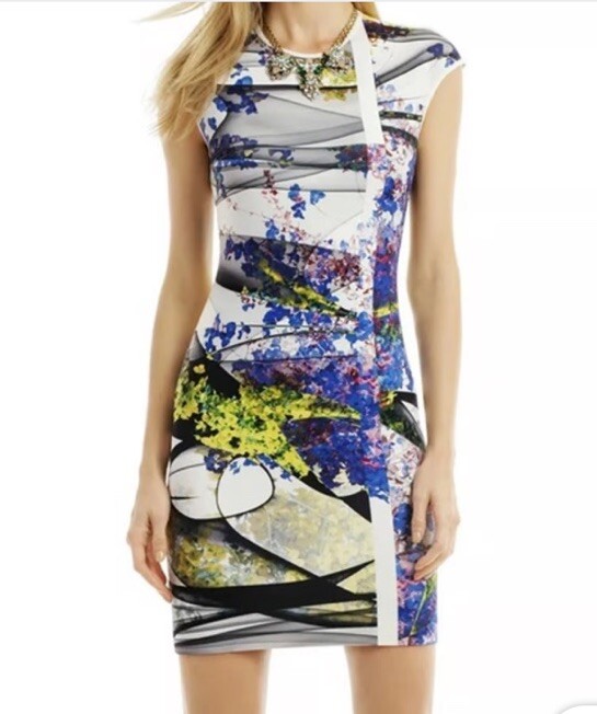 Clover Canyon Womens Harden Print Sheath Dress Size Small