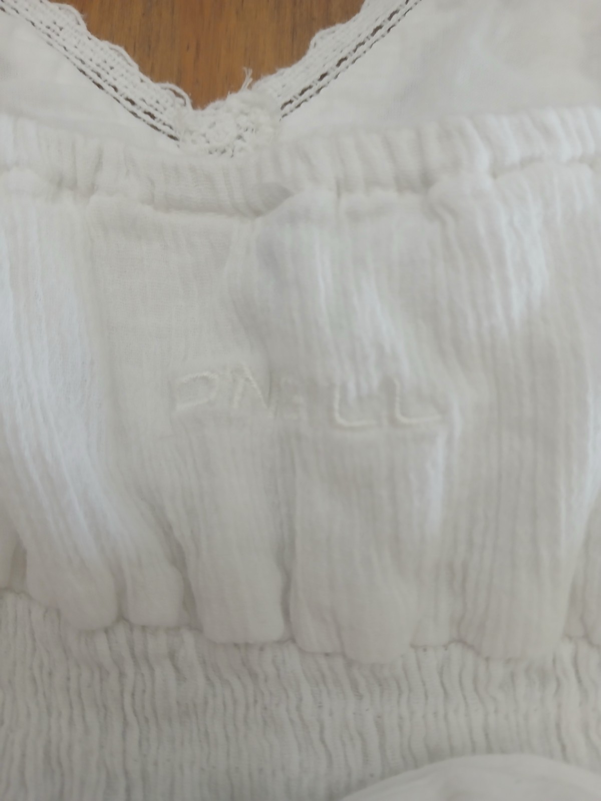 O’Neill White Cotton Sundress M Embroidered Beach Festival Cottage Fairy Party