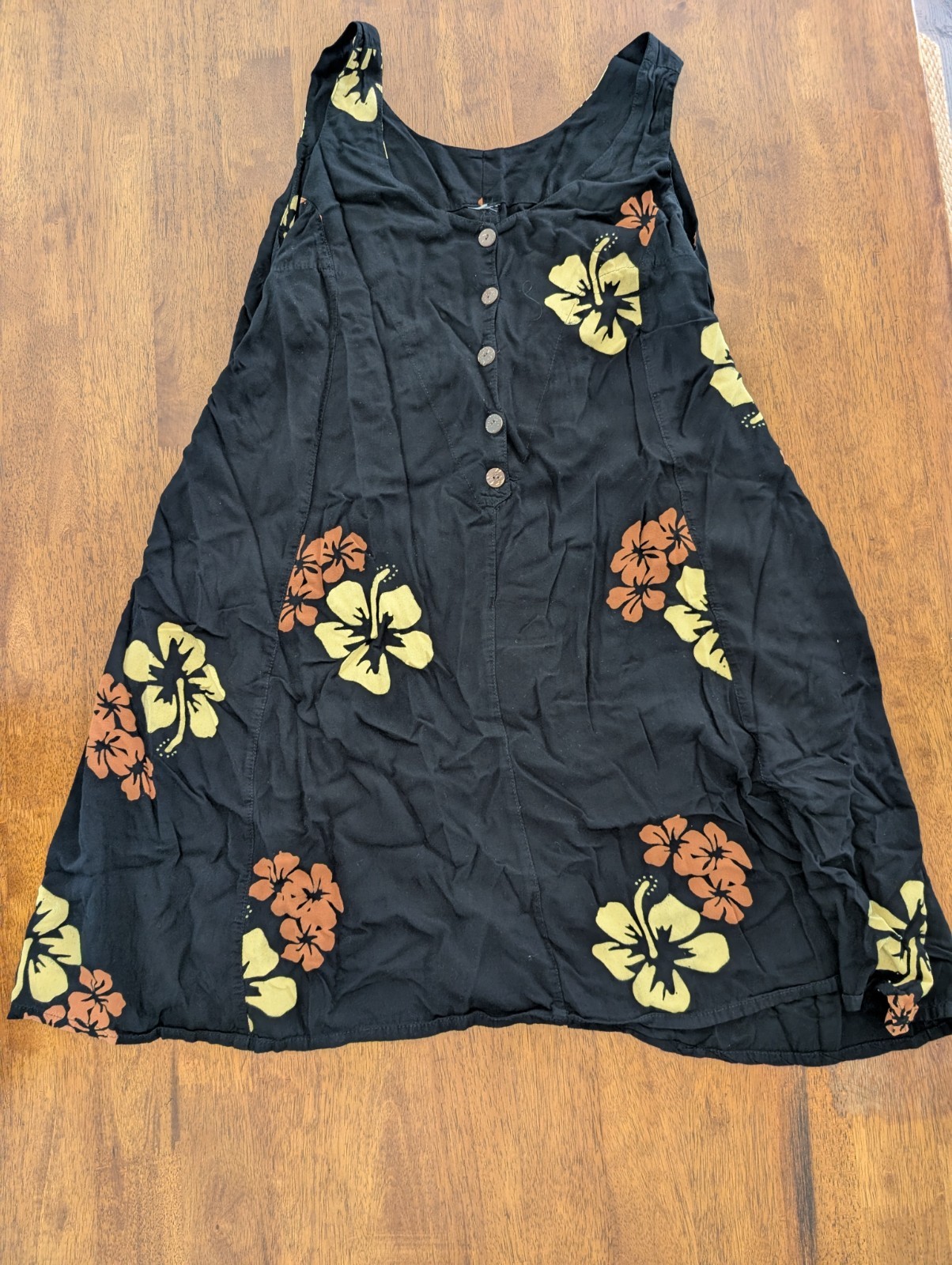 Napua Collection Honolulu Hawaiian Sundress MIDI Rayon Sz XXXL (runs Small)
