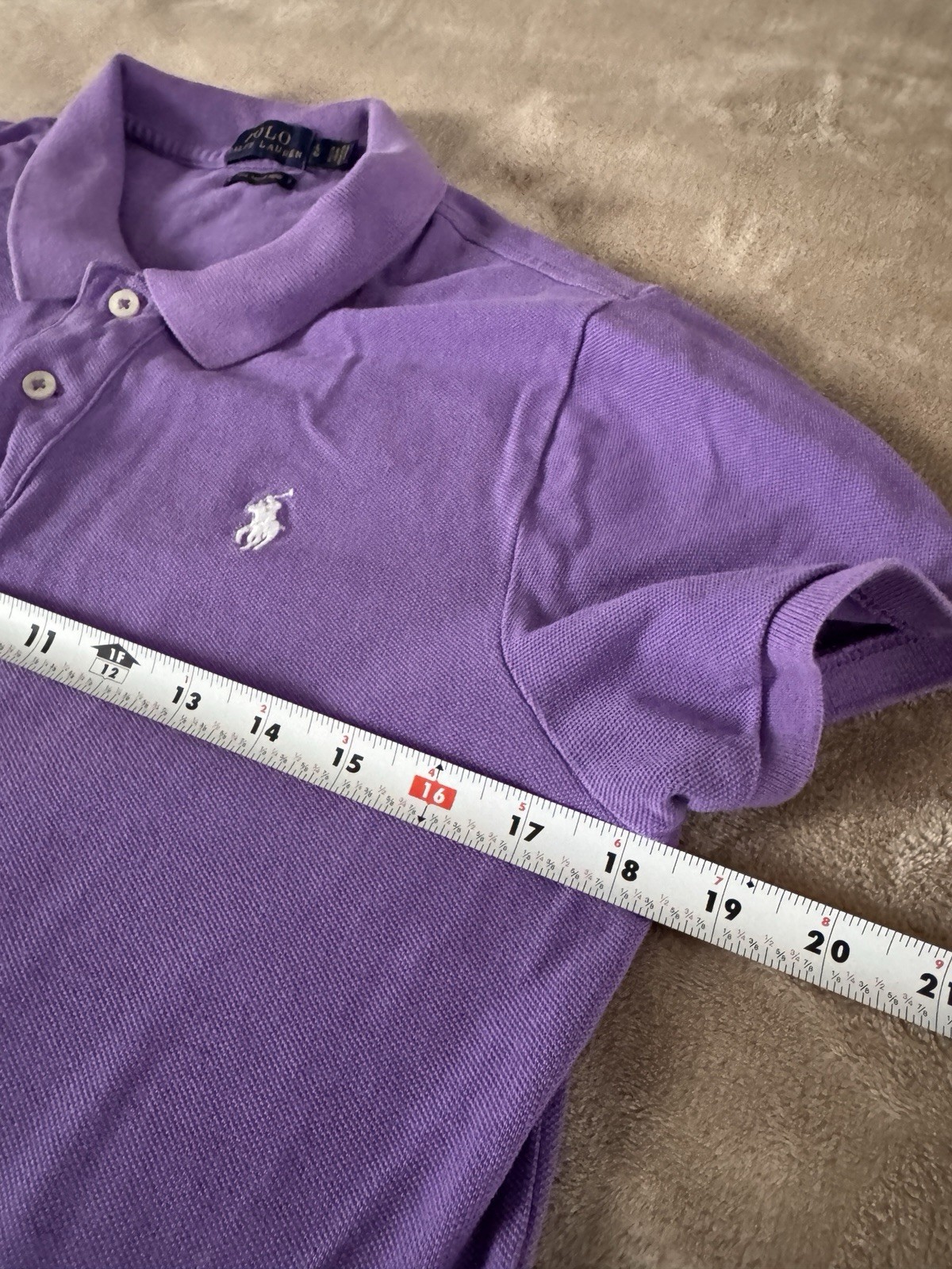 Polo Ralph Lauren Mesh Mini Polo Dress Purple L Preppy Tennis Golf Y2K