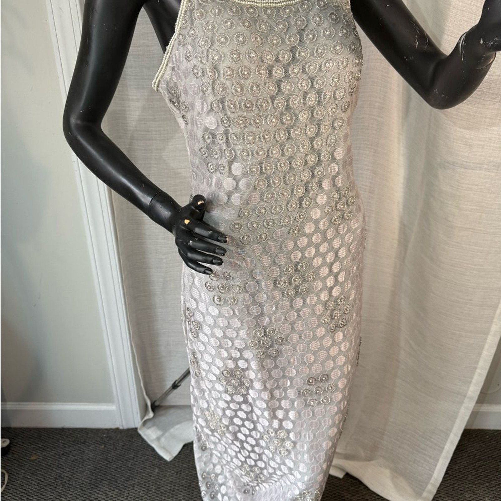 U&I Elegant Gray Dress NWT Size: M