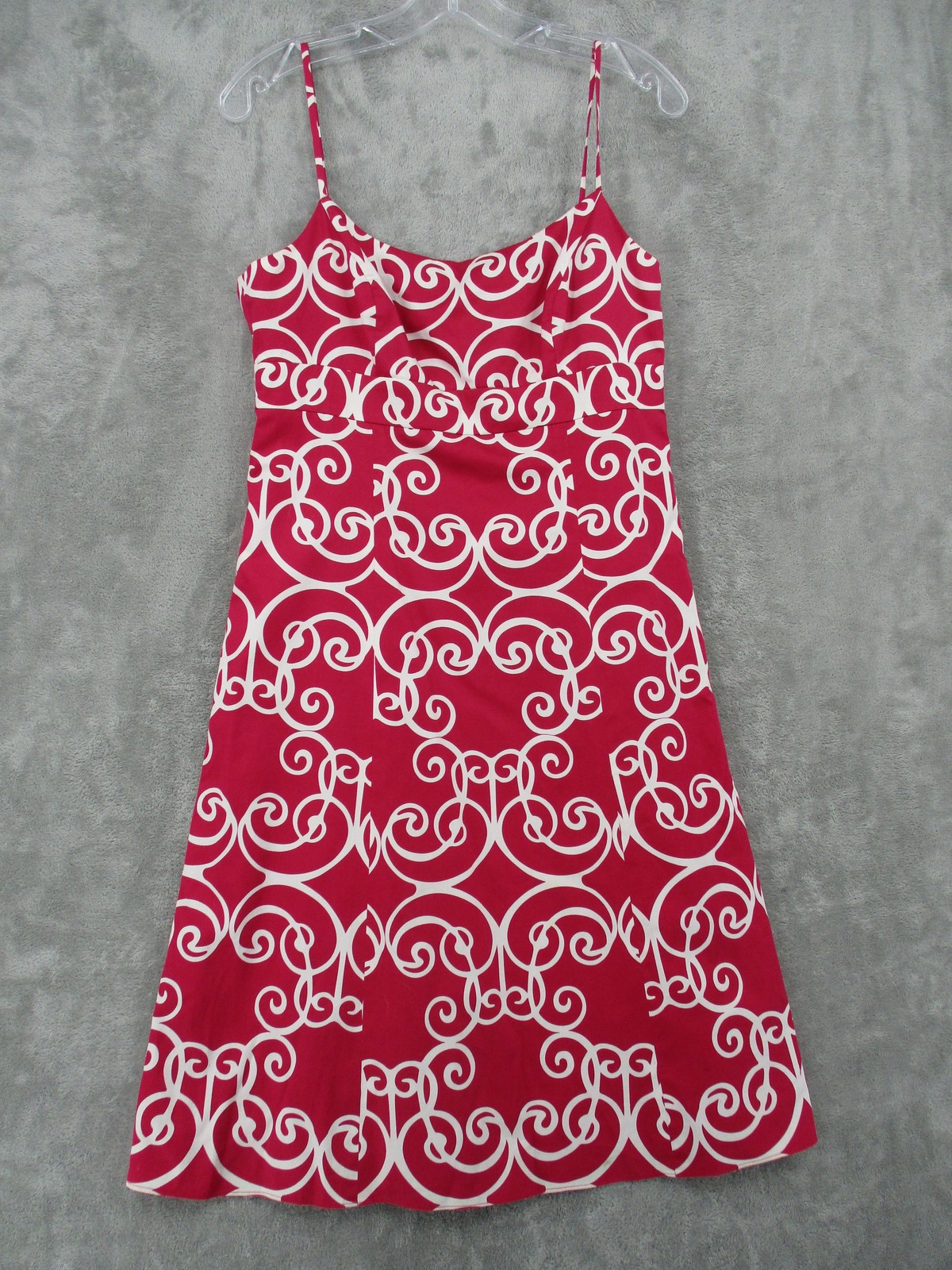 Vintage Ann Taylor Dress 6 Babydoll Bohemian Empire Waist A Line Lined Zip Pink