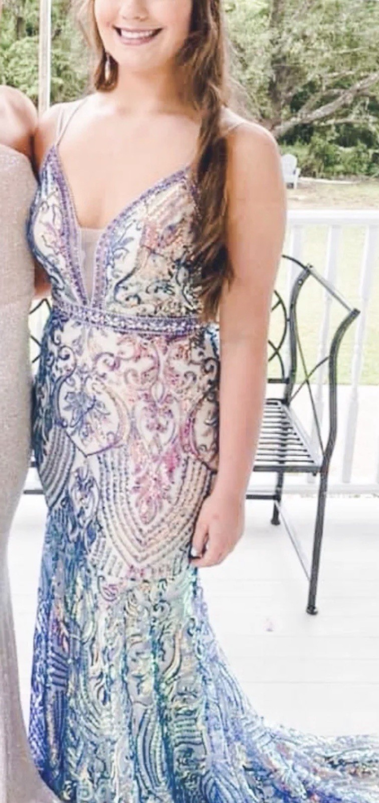 Dancing Queen Formal Dress Size Small Worn Once, No Alterations