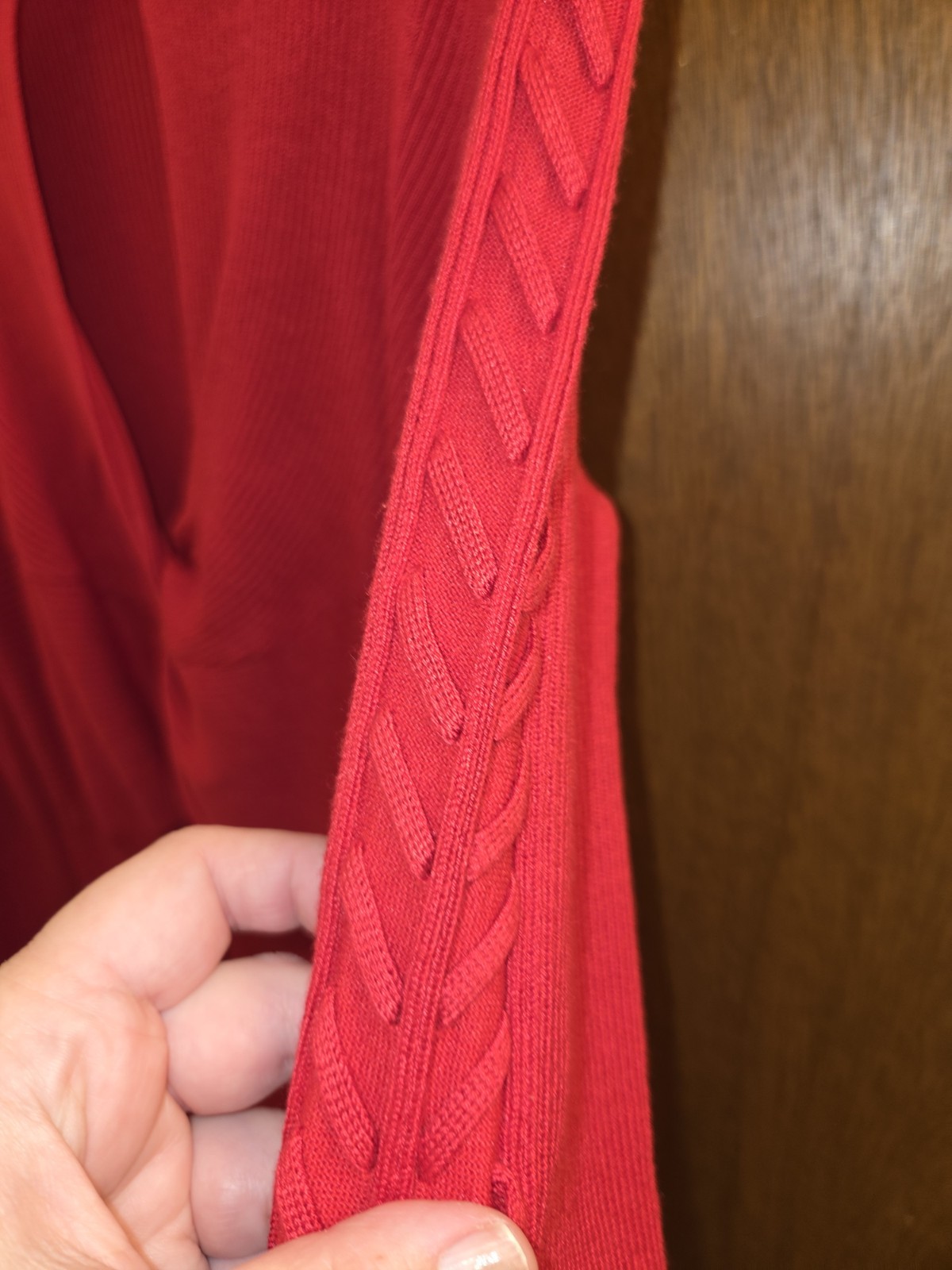 No Boundaries No Bo Juniors XXXL 21 Red Ribbed Cutout Dress Partial New Tag