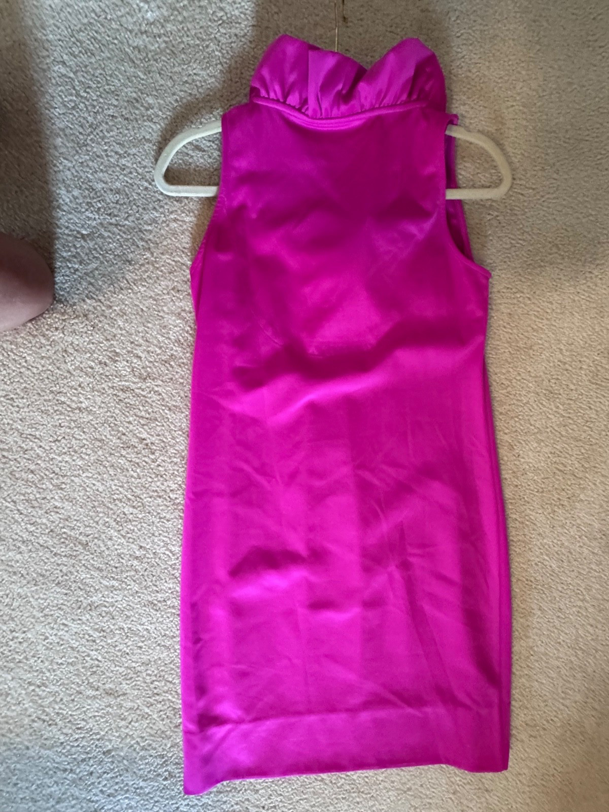 Gretchen Scott Ruffle Neck Sleeveless Dress Pull Over Size XS