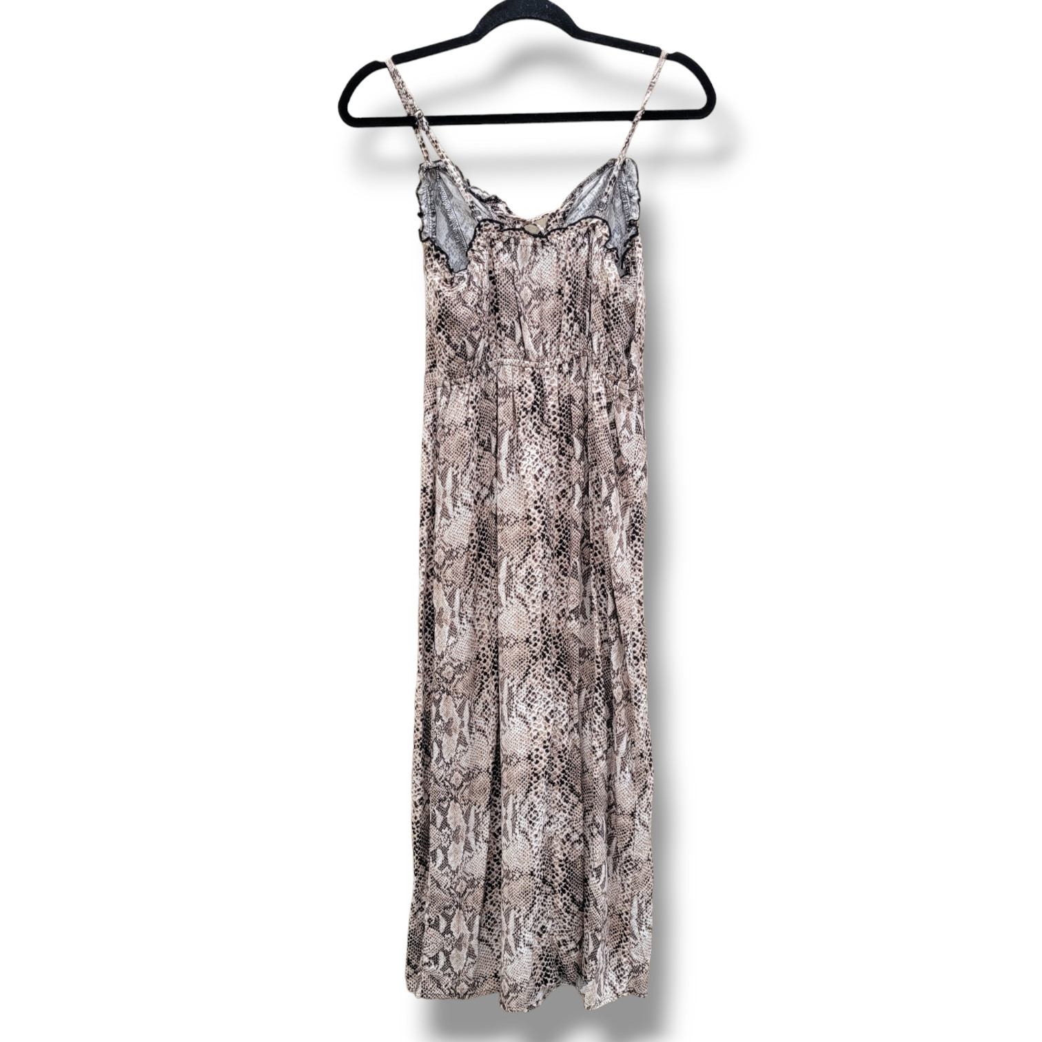 Wild Fable Women’s Snakeskin Print Midi Slip Dress – XS