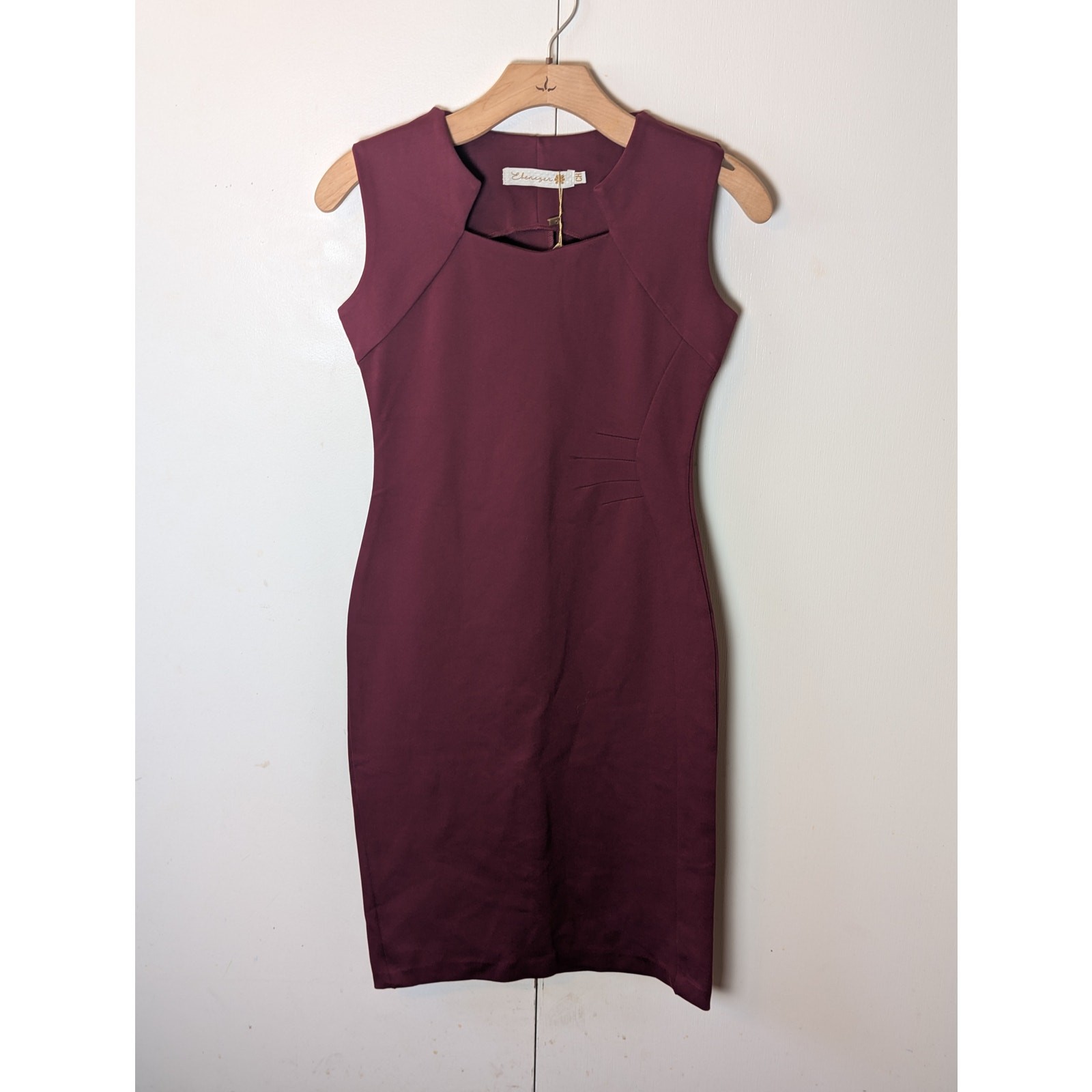 Eres Bella Red Midi Dress Small