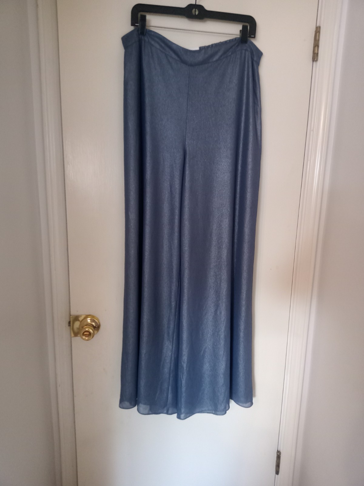 Joseph Ribkoff LDS Pull On Pants silver 16 Stretch Formal Trousers nwt wide leg