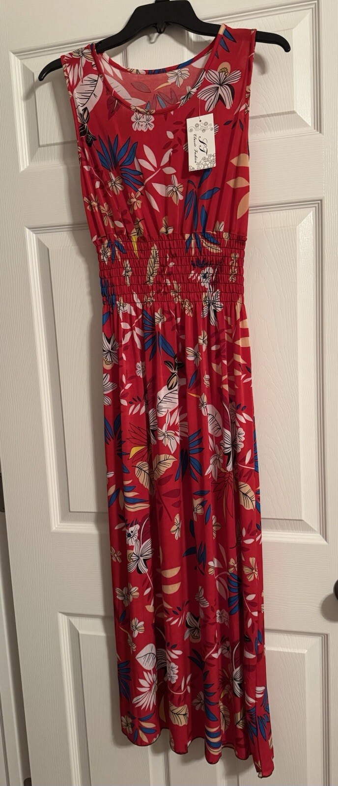Hawaiian Style Tropical Beach Fun Party Floral July 4th RUNS SMALL (NWT)