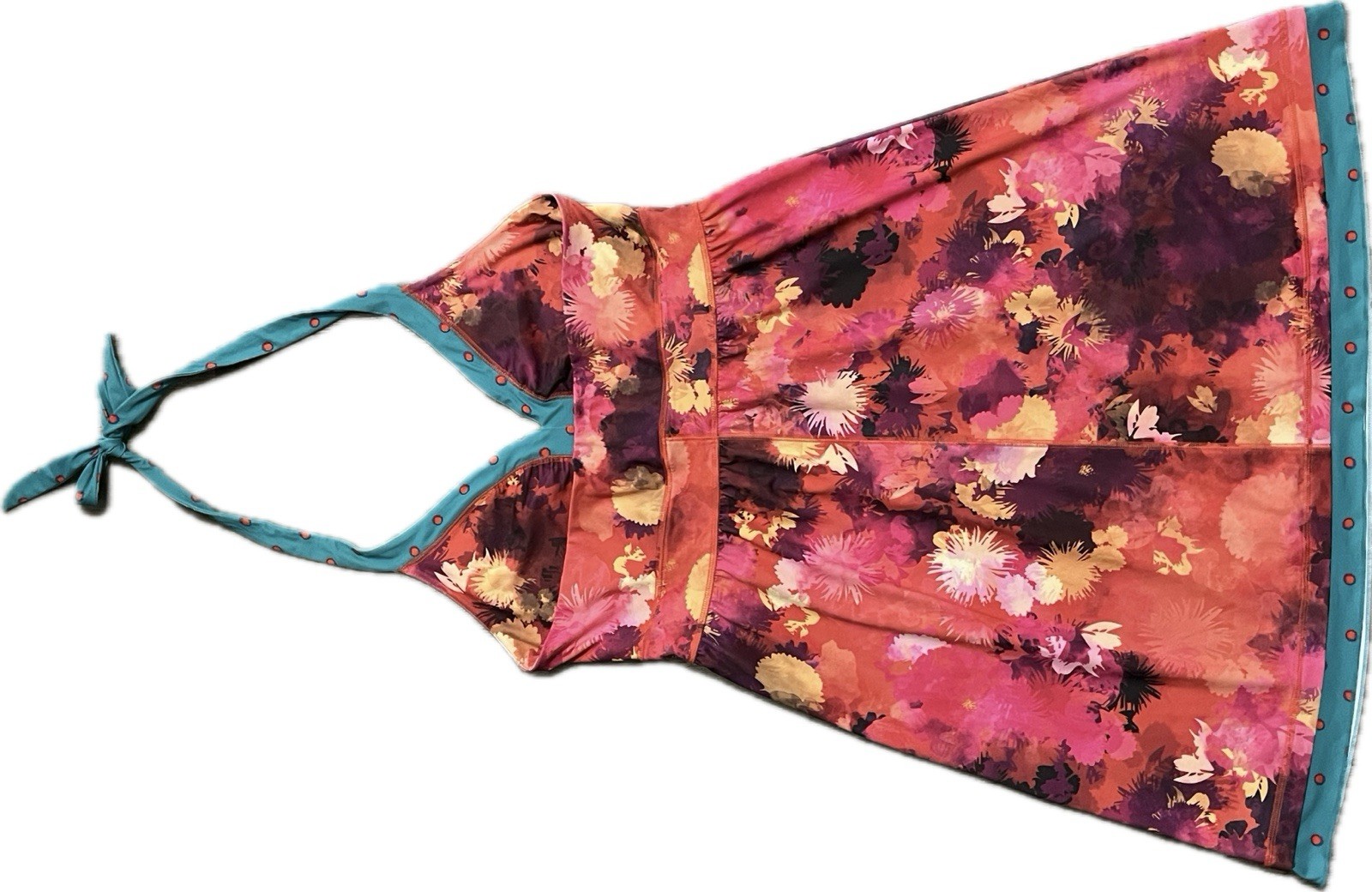 Floral Halter Sundress Fit & Flare Size L The North Face Spring Summer Tropical