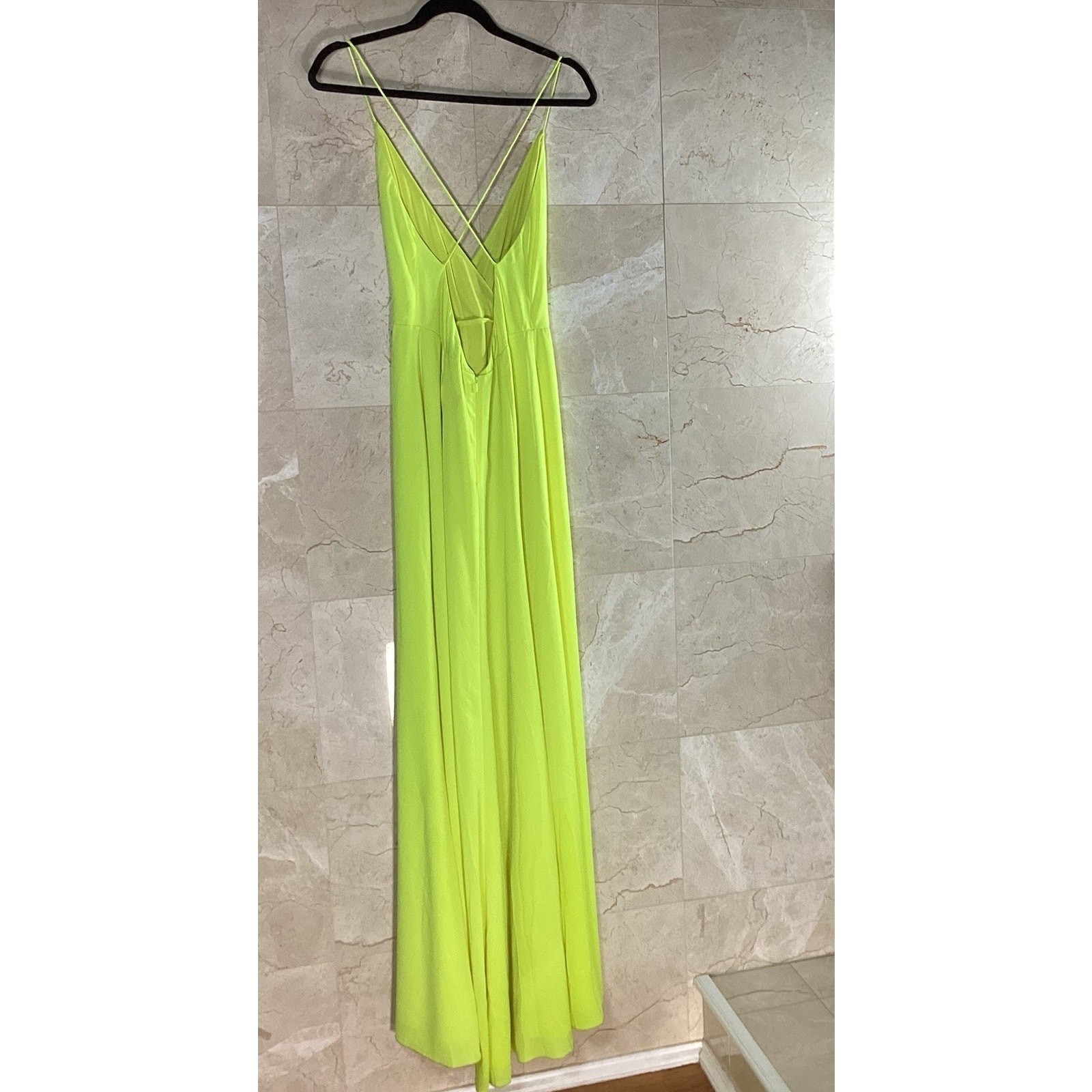Jay Godfrey Neon Yellow Turner Maxi Gown — 6 Chartreuse Summer Wedding Guest