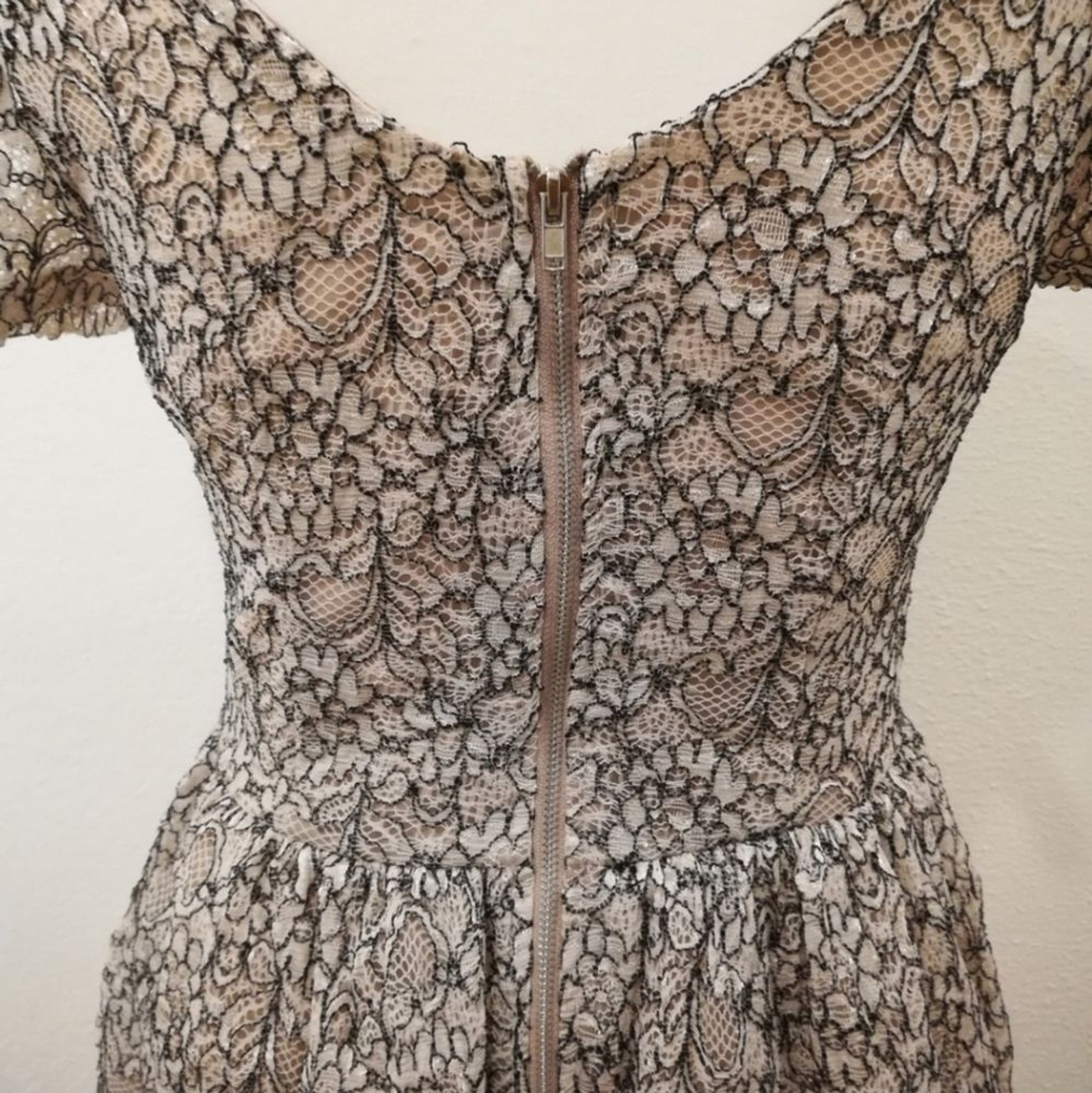 One Clothing Textured Lace Mini Dress