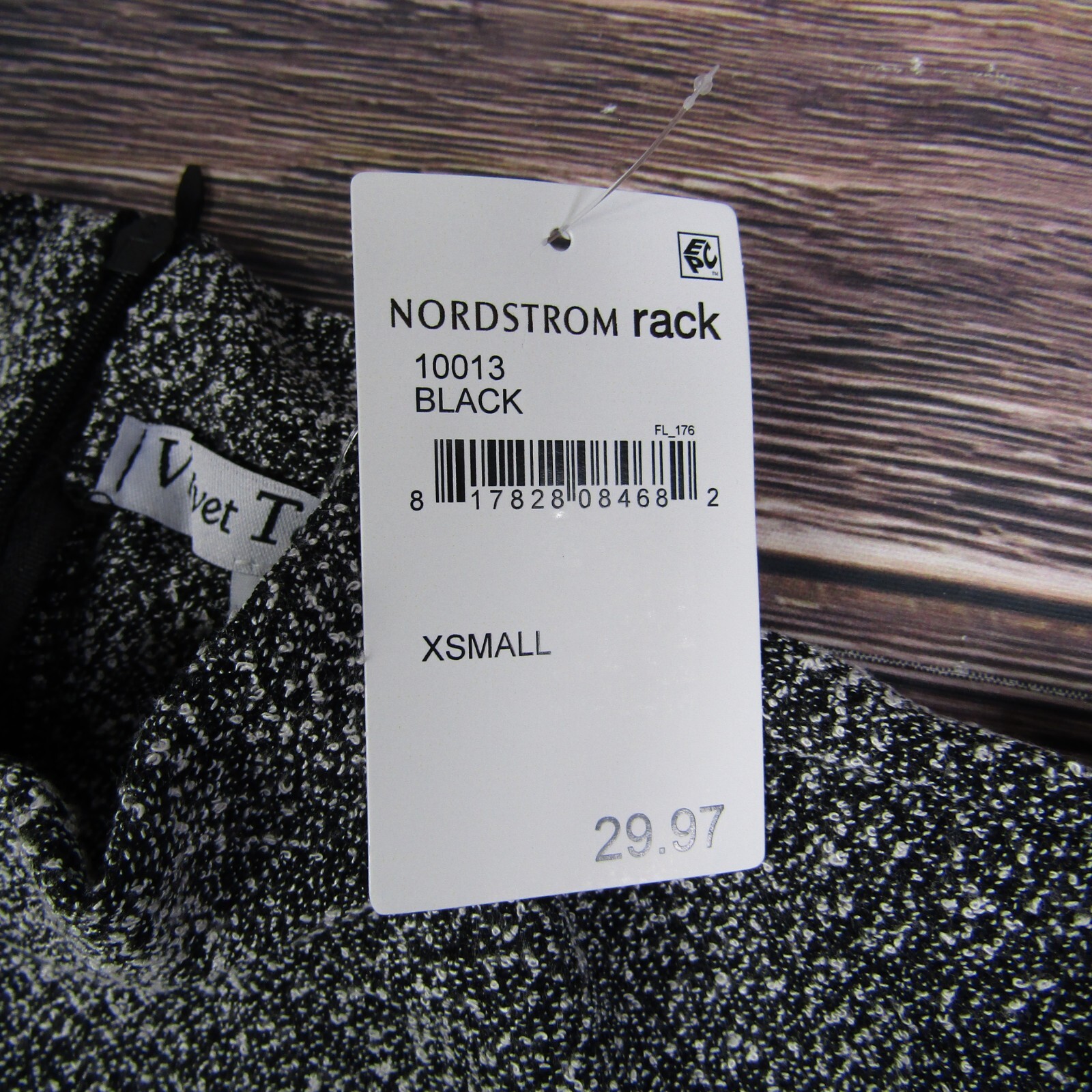 Velvet Torch NEW NWT XS Gray Long Sleeve A Line Dress Back Zip