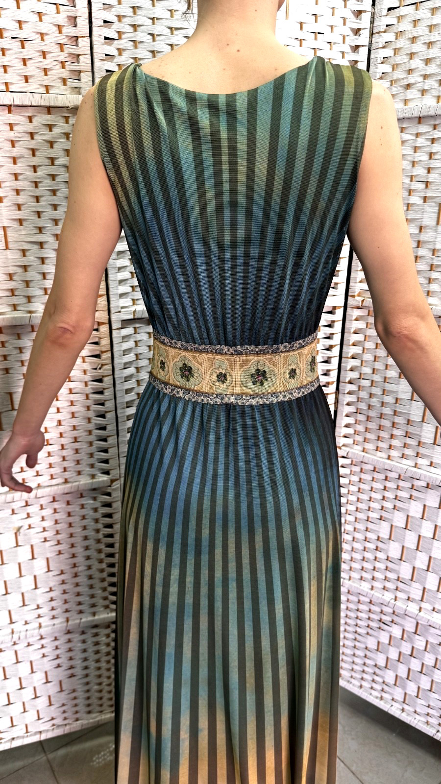 Michal Negrin Elegant Full length Floral Dress Size – M – NWT #9#