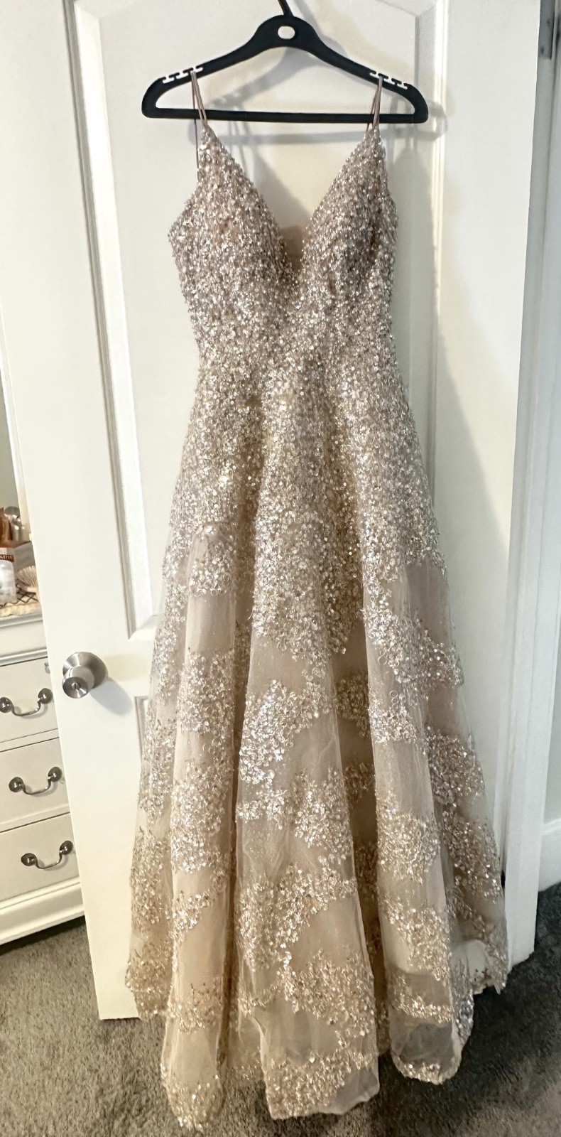 Cat Walk Beaded Formal Gown