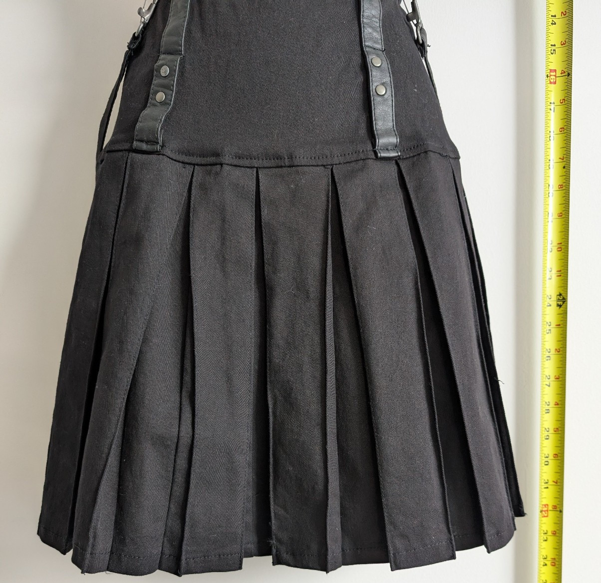 Royal Bones Daang Mini Dress Womens Medium Goth Punk 90s Pleated Y2K Vintage