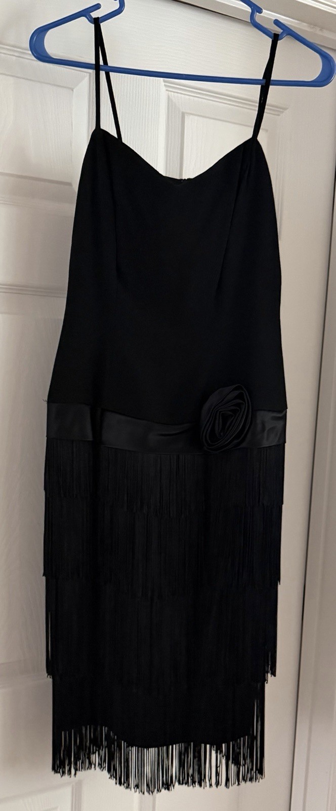 Jane Singer Women’s Vintage Style Black Flapper Dress – Sz 4