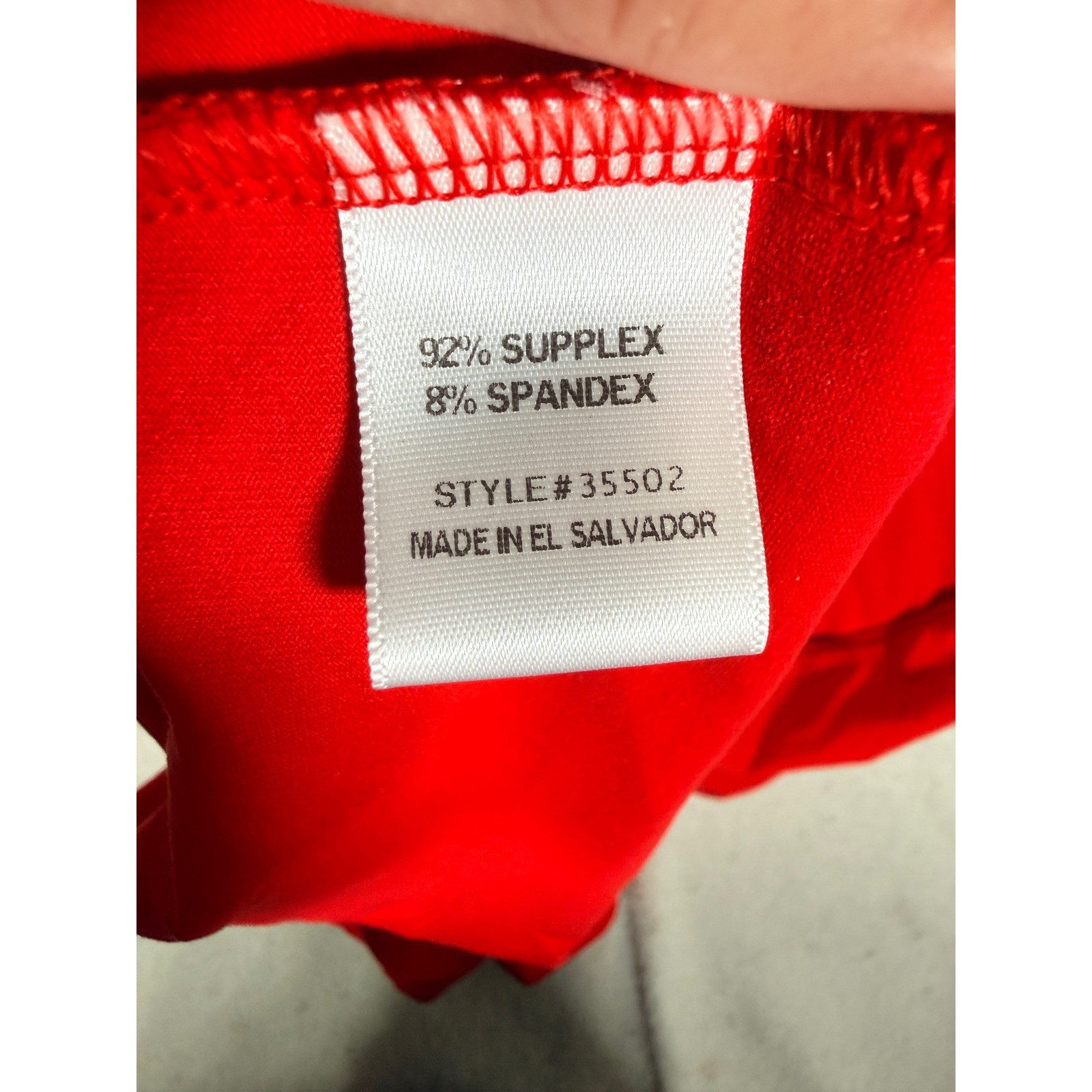 TravelSmith Red Supplex V-Neck T-Shirt Dress Womens XLP Stretch Travel Beach