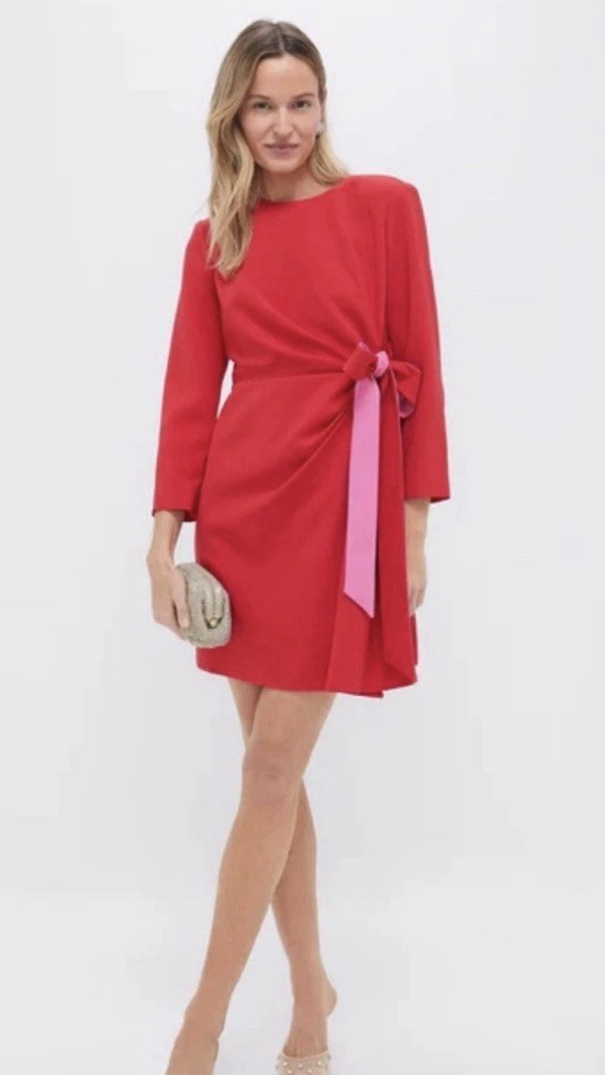 TUCKERNUCK Poppy and Hot Pink Sienna Wrap Dress Size XXL